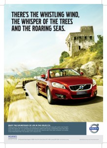My first print ad for luxury car brand, Volvo, for magazine placement. 